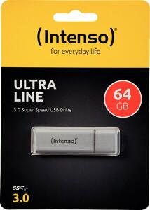 Speicherstick Ultra Line USB 3.0, silber, Kapazität 64 GB