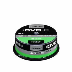Rohling DVD-R 4,7GB, 16x, Spindel 25er, bedruckbar