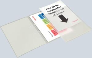 Schnellhefter Dataplus A4 PP m.Tasche tansparent, mit Hefterstiften