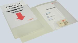 Angebotsmappe Dataplus PP A4 tansparent, mit Tasche vorne