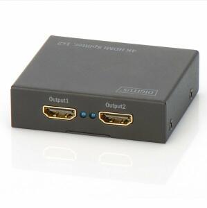 4K HDMI Splitter 1 auf 2 1 Eingang / 2 Ausgänge HDMI Buchsen