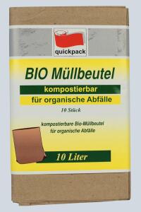 Bio-Öko-Papierbeutel Abfallbeutel, 10l, ca.390 x 360 mm, natur