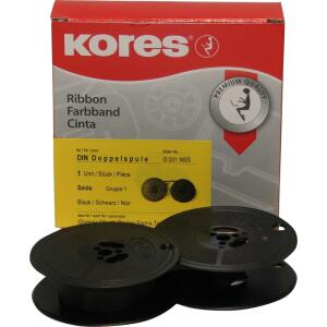 Farbband Gr. 1NS schwarz für DIN Doppelspule