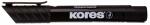 Kores Permanentmarker, schwarz, Rundspitze 1,5-3mm