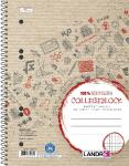 LANDRÉ  Collegeblock "Recycling" A5 Abriss, 80 Blatt, 70 g/m², 6fach gelocht, kariert mit Rand links