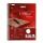 LANDRÉ Collegeblock "Office" A5 Abriss, 80 Blatt, 70 g/m², 6fach gelocht, kariert mit Rand links