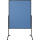 LEGAMASTER Moderationswand PREMIUM PLUS 150x120cm blau-grau