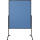 LEGAMASTER Moderationswand PREMIUM PLUS klappbar 150x120cm blau-grau