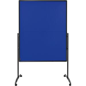 LEGAMASTER Moderationswand PREMIUM PLUS klappbar 150x120cm marineblau