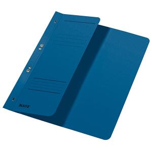 LEITZ 3740 Ösenhefter 1/2 Vorderdeckel A4 kfm. Heftung Manila blau
