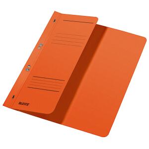 LEITZ 3740 Ösenhefter 1/2 Vorderdeckel A4 kfm. Heftung Manilakarton orange