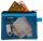 LEITZ Traveller ZipBeutel WOW S blau 14x105cm 2 Fächer 1xblickdicht