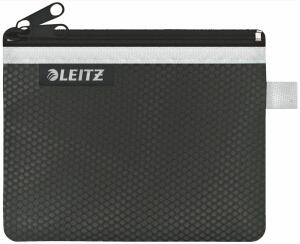 LEITZ Traveller ZipBeutel WOW S schwarz 14x105cm 2 Fächer 1xblickdicht