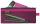 LEITZ Traveller ZipBeutel WOW M pink 21x85cm 2 Fächer 1xblickdicht
