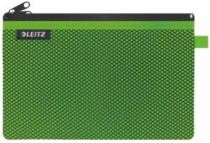 LEITZ Traveller ZipBeutel WOW L grün 25x15cm 2 Fächer 1xblickdicht