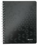 LEITZ Collegeblock WOW A5 PPEinband liniert schwarz...