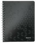 LEITZ Collegeblock WOW A5 PPEinband kariert schwarz...