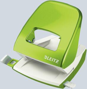 LEITZ Locher WOW grün Stanzleistung 30Blatt 25 mm Anschlagschiene A4