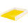 LEITZ Briefkorb WOW Duo Colour A4 gelb Maße: 267x49x336 mm