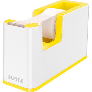 LEITZ Klebebandabroller WOW Duo Colour gelb