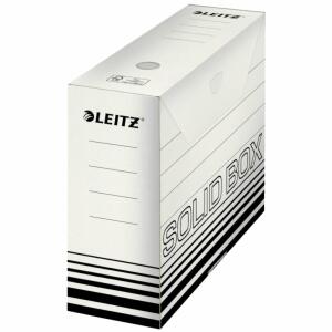 LEITZ Archivschachtel Solid 330x100x257mm weiß für bis zu 900Blatt