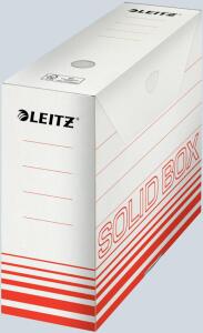 LEITZ Archivschachtel Solid 330x100x257mm hellrot für bis zu 900Blatt