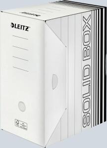 LEITZ Archivschachtel Solid 330x150x257 mm weiß bis zu 1.400Blatt