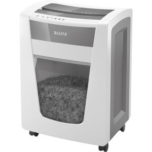 LEITZ Aktenvernichter IQ Office Pro SuperMikroPartikelschnitt P6+ 5 Blatt weiß