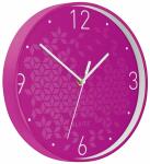 LEITZ Wanduhr WOW Ø 30cm pink Quartzlaufwerk...
