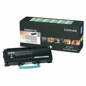 Lasertoner Return schwarz LEXMARK X463X11G