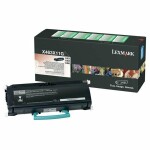 Lasertoner Return schwarz LEXMARK X463X11G