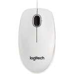 Logitech Maus B100 weiß, kabelgebunden USB,...