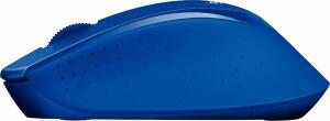 Maus M330 silent, blau, kabellos, über 90% reduzierte Klickgeräusche,