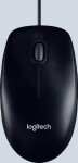 Logitech Mouse M100 schwarz, kabelgeb.