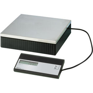 Paketwaage MAULparcel sw mit separatem Bedienpult u. Edelstahlplatte