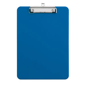 Klemmbrett A4 blau # 23405 Plattenstärke 3mm, 228x315x15mm