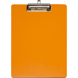 Klemmbrett MAULflexx, A4, orange, aus biegsamem 2-Schicht-Polypropylen