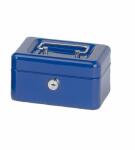 Geldkassette 152x125x81mm blau Sicherheitszylinderschloss...