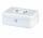 Geldkassette 250x190x88mm weiss Sicherheitszylinderschloss mit 2