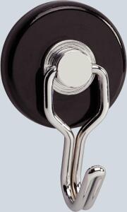 Magnet Karussel-Haken 35mm, 2er Set, Haftkraft 5kg, Haken dreh- u. neigbar.