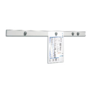 Planhalter Wandschiene design si inkl 4 Kugelmagnete