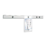 Planhalter Wandschiene design si inkl 4 Kugelmagnete