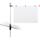 Planhalter Tisch gr 1 Aluschwenkarm mit 3 Magnetclips