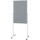 Moderationstafel MAULsolid grau 120/75cm Oberfläche Filz gr/WB