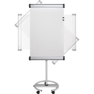 Maul Flipchart mobil solid mit Rundfuß auf Rollen "flip2use"