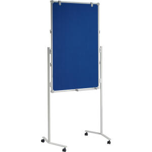 Moderationstafel MAULpro gr 120/75cm Textil bl/WB