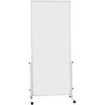 Whiteboard mobil MAULsolid grau easy2move 75x180cm
