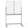 Mobile Klapptafel Standard grau 100x120cm Maß geöffnet 100x240cm