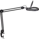 Lupenleuchte MAULviso 6Watt sw LED-Leuchte Klemmfuß