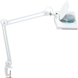 Lupenleuchte MAULvitrum 7Watt ws LED-Leuchte Klemmfuß